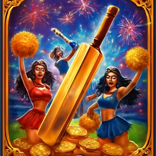 BAJI200 সোনালি বন্য নেকড়ে থিম